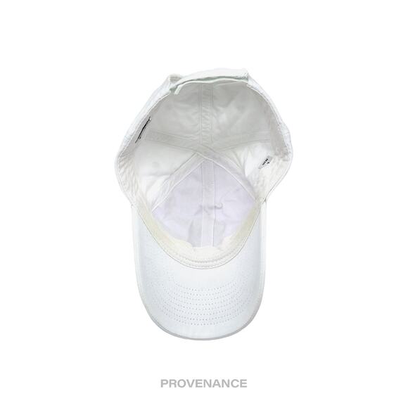 🔴 Balenciaga BB Logo Mode Embroidered Cap Hat - White - Picture 8 of 10